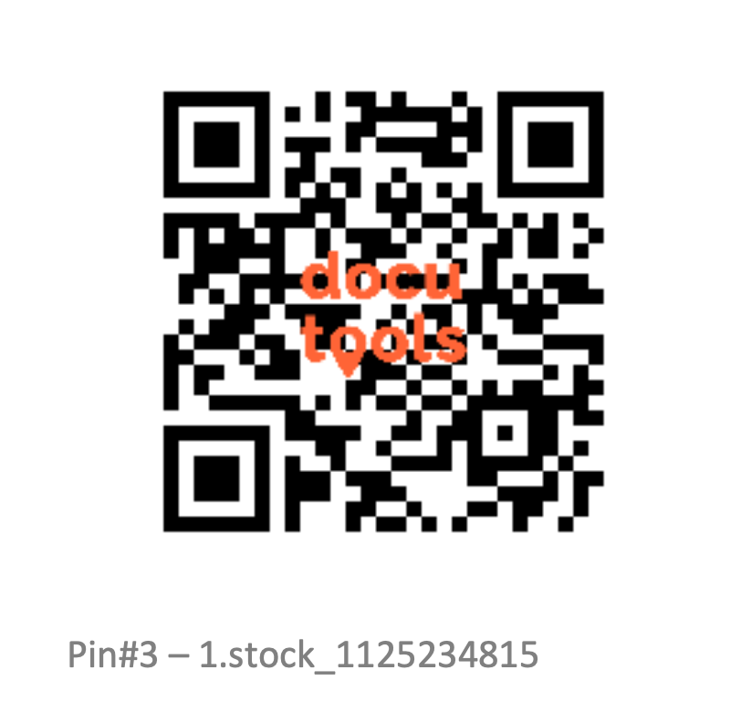 Pin QR code